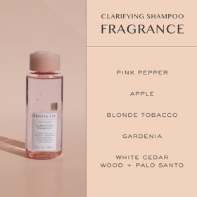 Kristin Ess shampoo lathering on hair