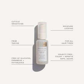 Kristin Ess Working Serum on a bathroom counter