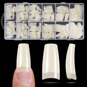 krofaue 504PCS French Nail Tips front view