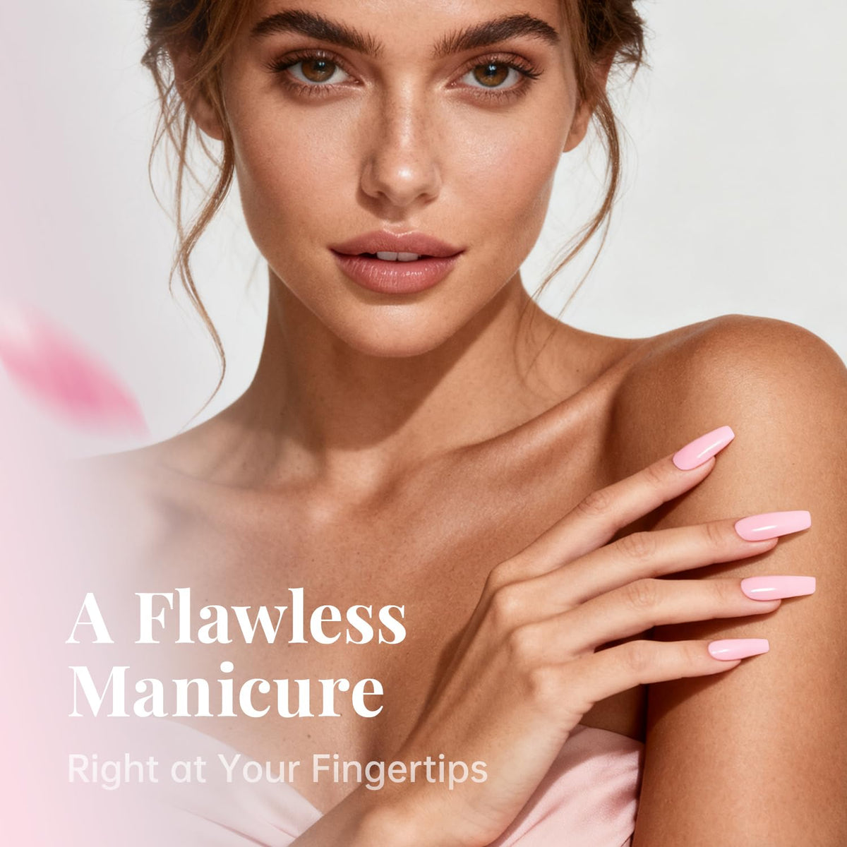 krofaue clear nail tips in packaging