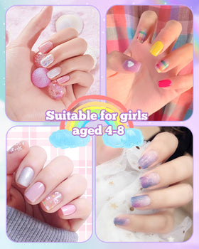 krofaue Kids Nail Tips application with handle
