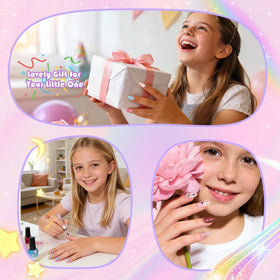krofaue Kids Nail Tips packaging and contents