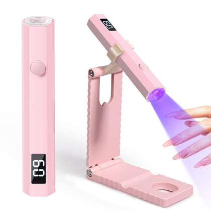 krofaue Mini Handheld UV Nail Light front view