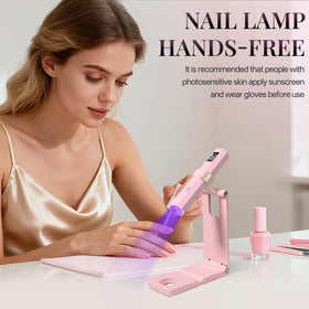 krofaue Mini UV Nail Light with charging cable