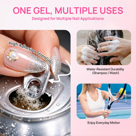 krofaue nail glue gel used in nail art