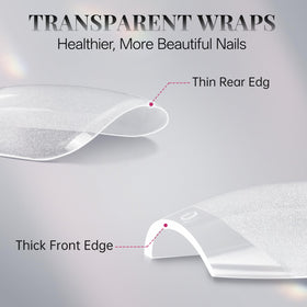 krofaue Short Nail Tips Kit beautifully wrapped gift
