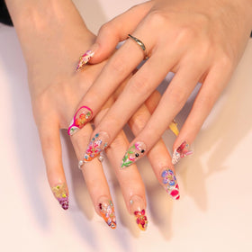 KRTBKR DIY nail art tools included with press on nails