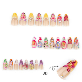 KRTBKR press on nails displayed in packaging