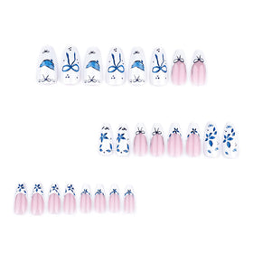 KRTBKR press on nails in packaging showing 12 sizes