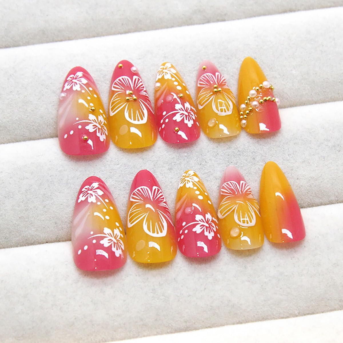 KRTBKR press on nails packaging front view