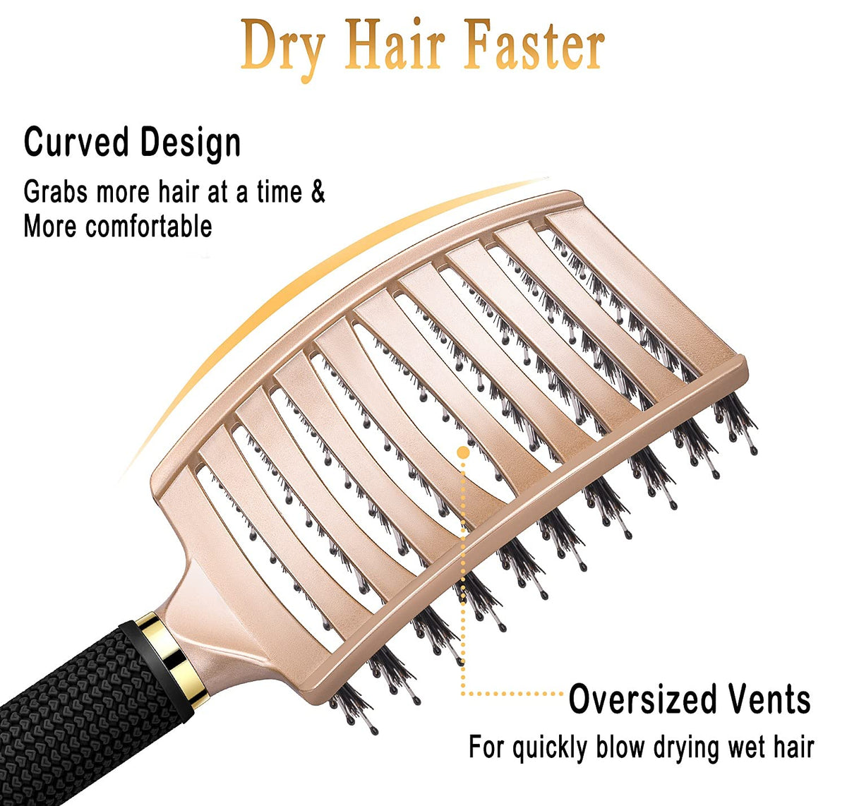 KTKUDY Detangling Brush being used by a child