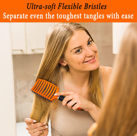 KTKUDY Detangling Brush displayed with gift wrapping
