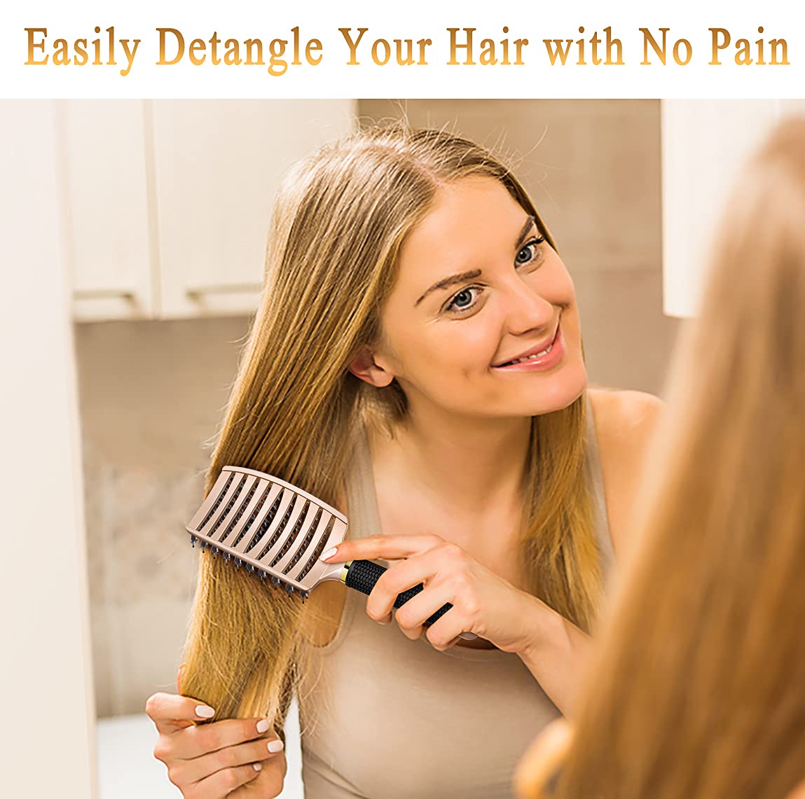 KTKUDY Detangling Brush displaying lightweight design