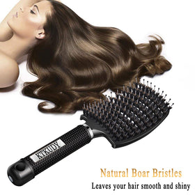 KTKUDY Detangling Brush displaying non-slip grip