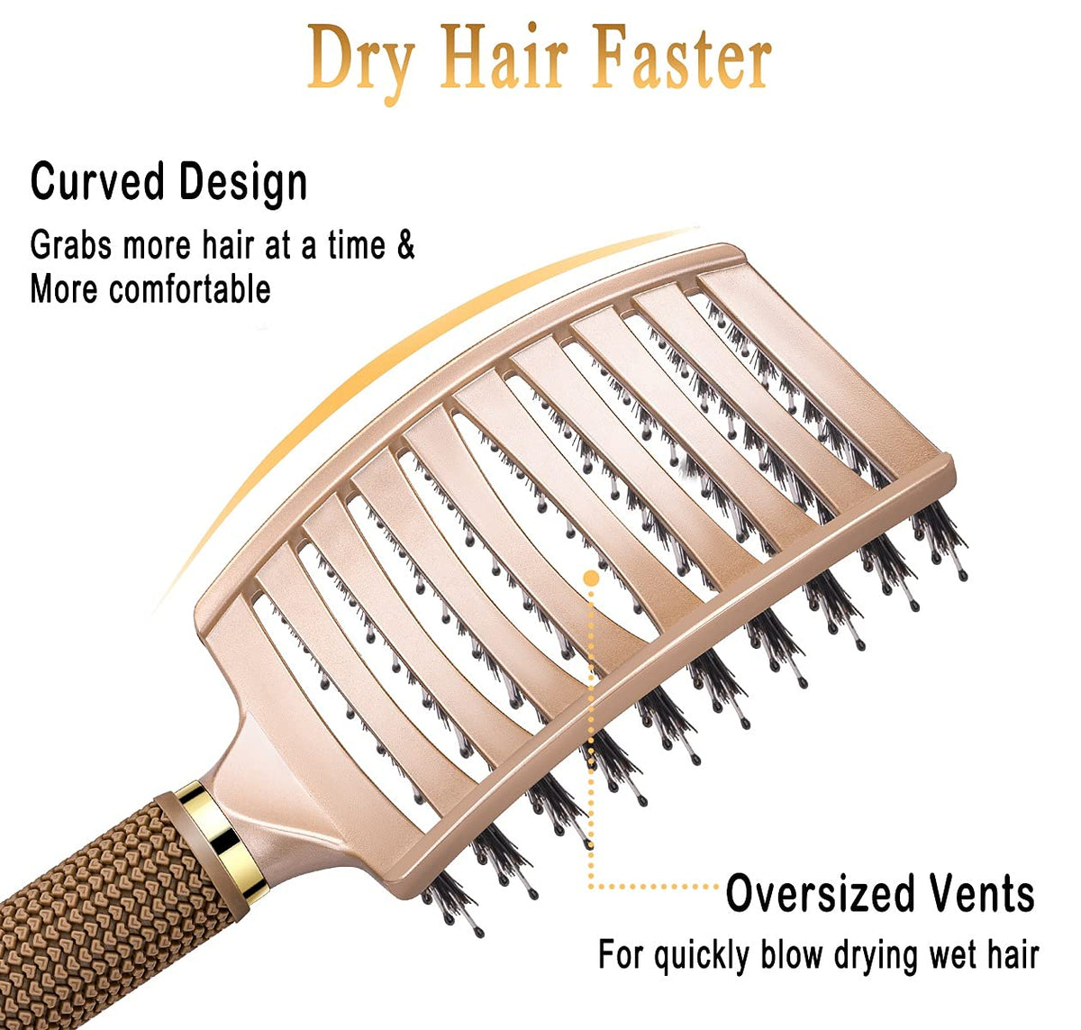 KTKUDY Detangling Brush with packaging