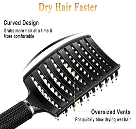 KTKUDY Detangling Brush with packaging on display