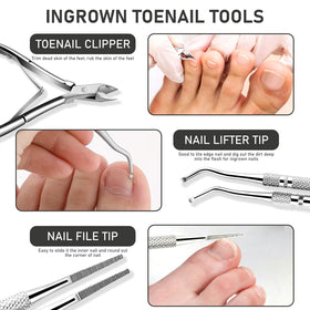 KuanStore ingrown toenail file for gentle nail edge refinement