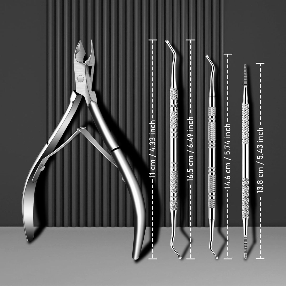 KuanStore Ingrown Toenail Tool Kit in use during a pedicure