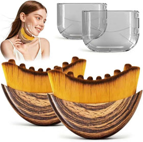KUHEE Lymphatic Contour Face Brush Set 2PCS front view