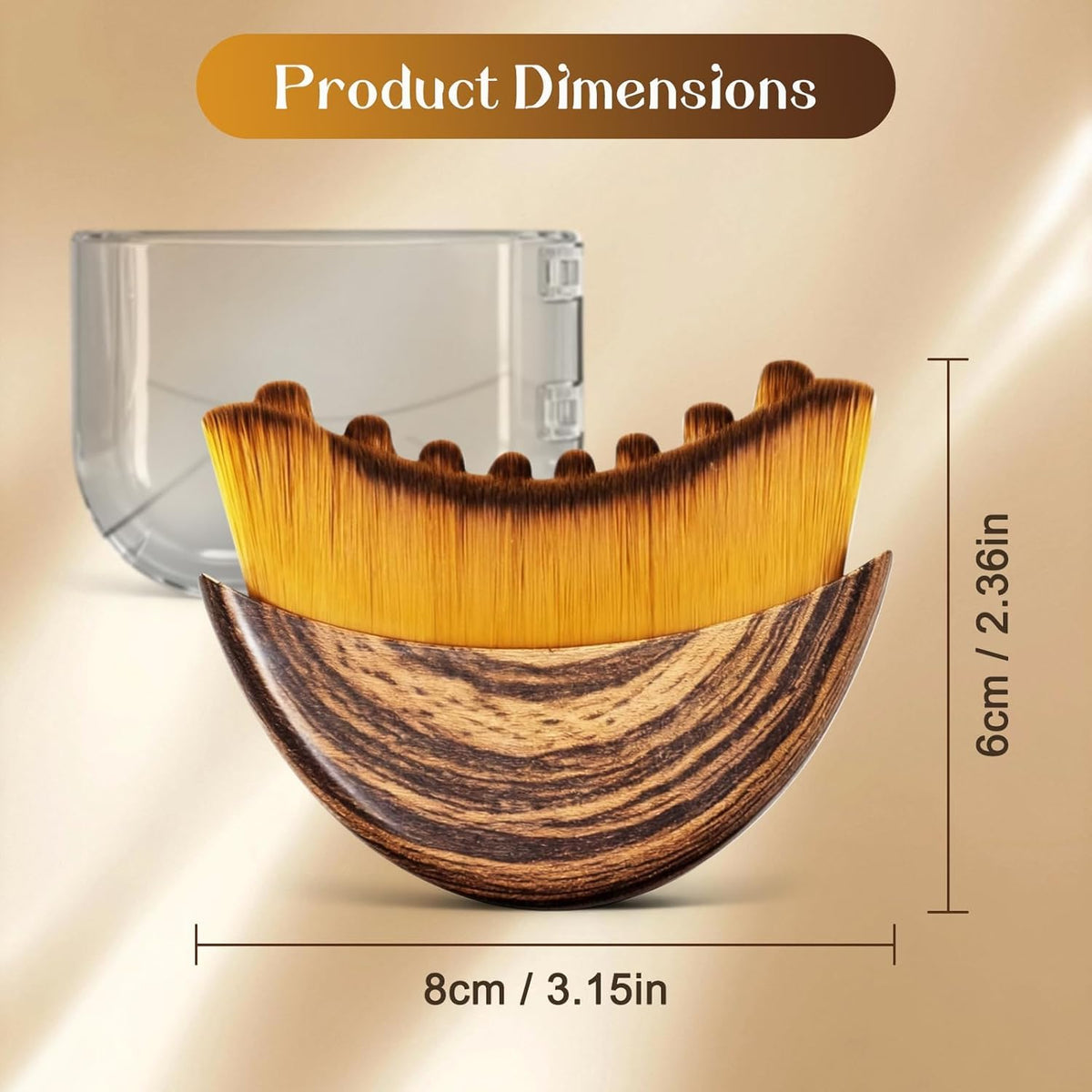 KUHEE Lymphatic Contour Face Brush Set displayed on a bathroom counter