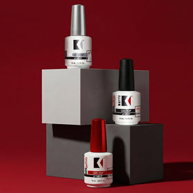 KUPA Gelfinity Base and Top Coat Duo Set with nail art tools
