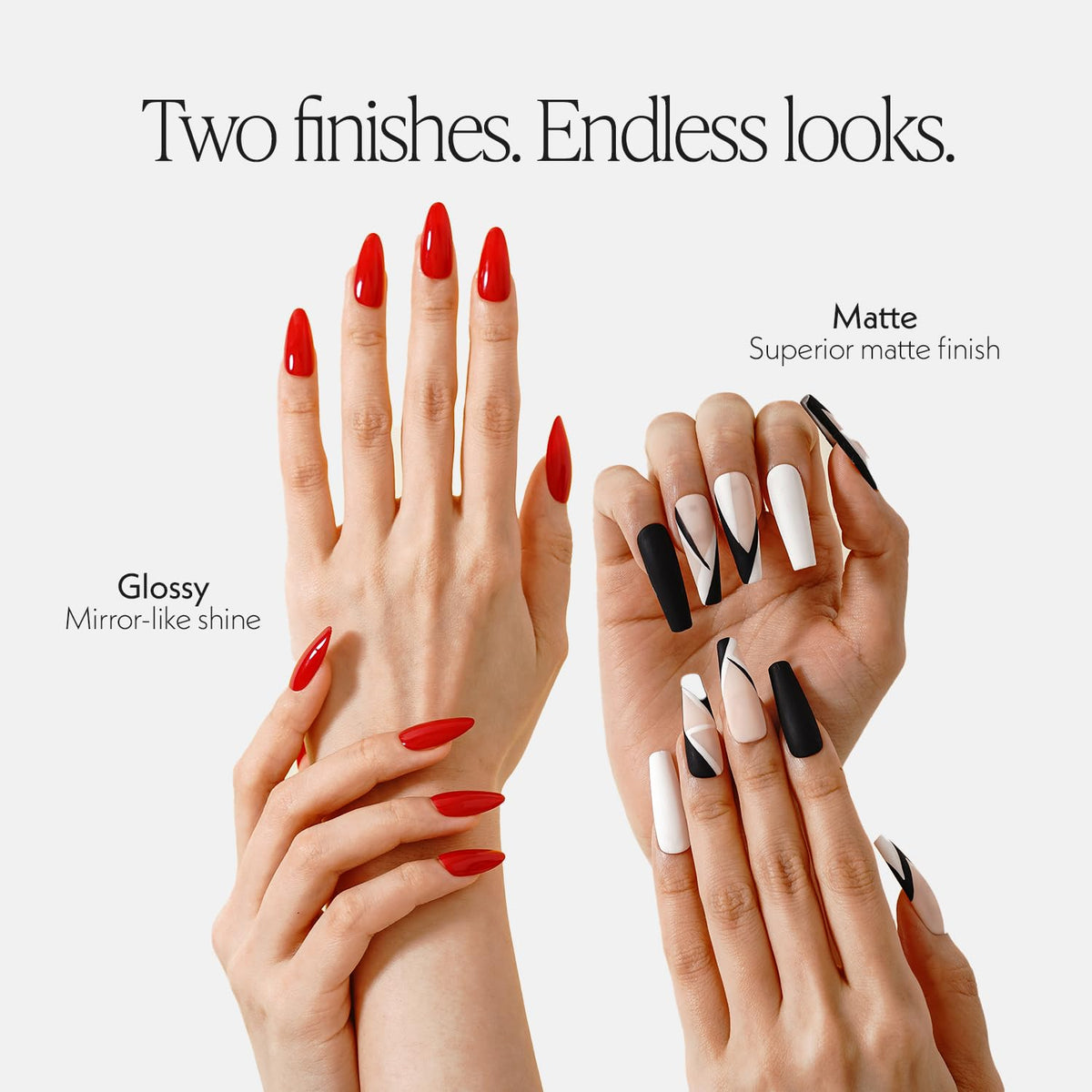 KUPA Gelfinity Base Coat applied on nails