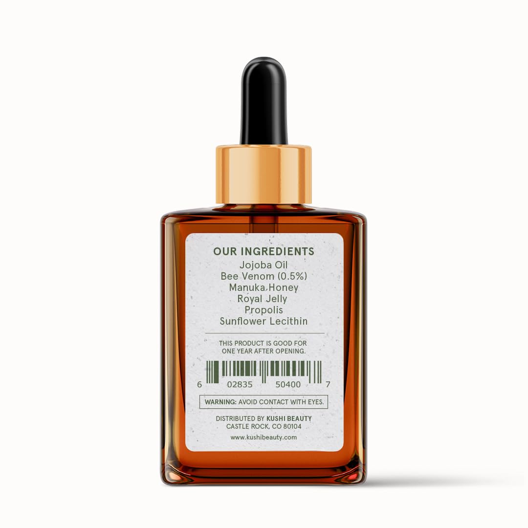 KUSHI Bee Venom Face Serum 15ml ingredients list