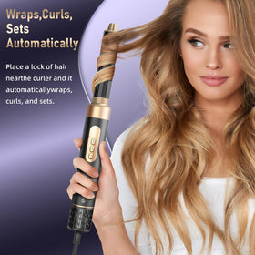 Kveiroa hot air styler close-up of ceramic brush head