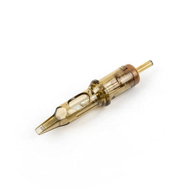Kwadron Tattoo Needle Cartridge showing individual round shader #12 long taper