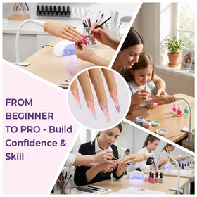 KZAOPZ acrylic nails practice kit components