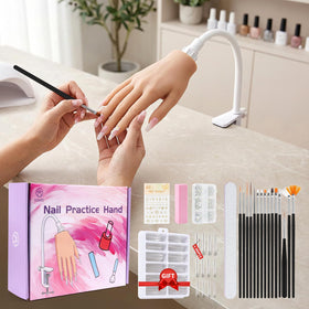 KZAOPZ practice hand setup for nail art training