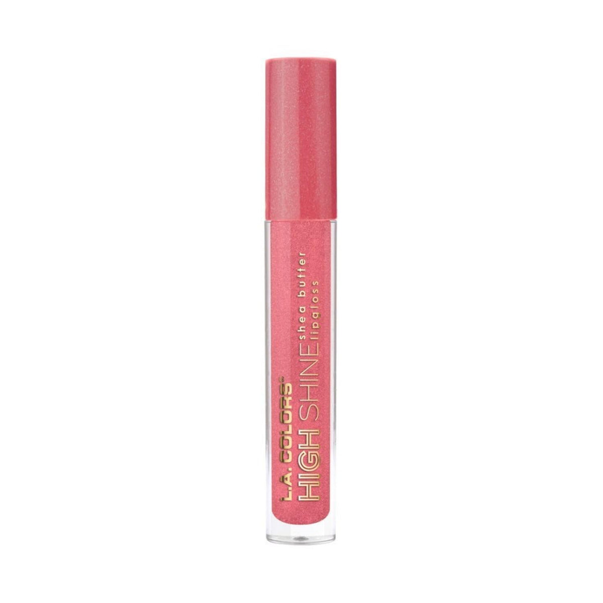 L.A. COLORS High Shine Lipgloss Playful shade swatch