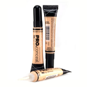 L.A. Girl HD Conceal Concealer shades displayed on a palette