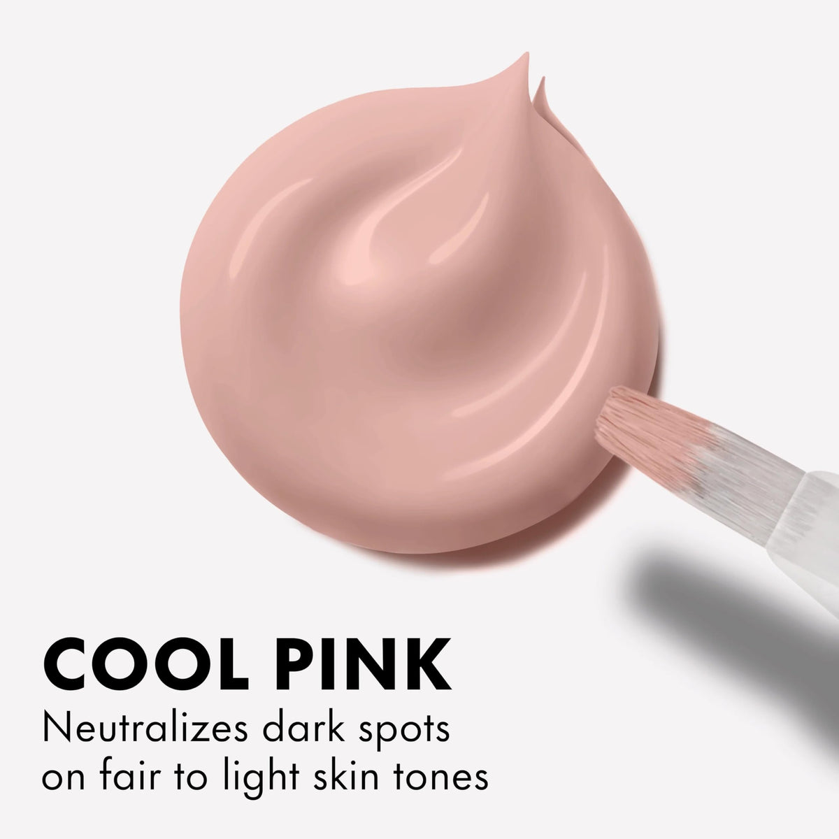 L.A. Girl HD Pro.Conceal Cool Pink Corrector brush-tip applicator close-up