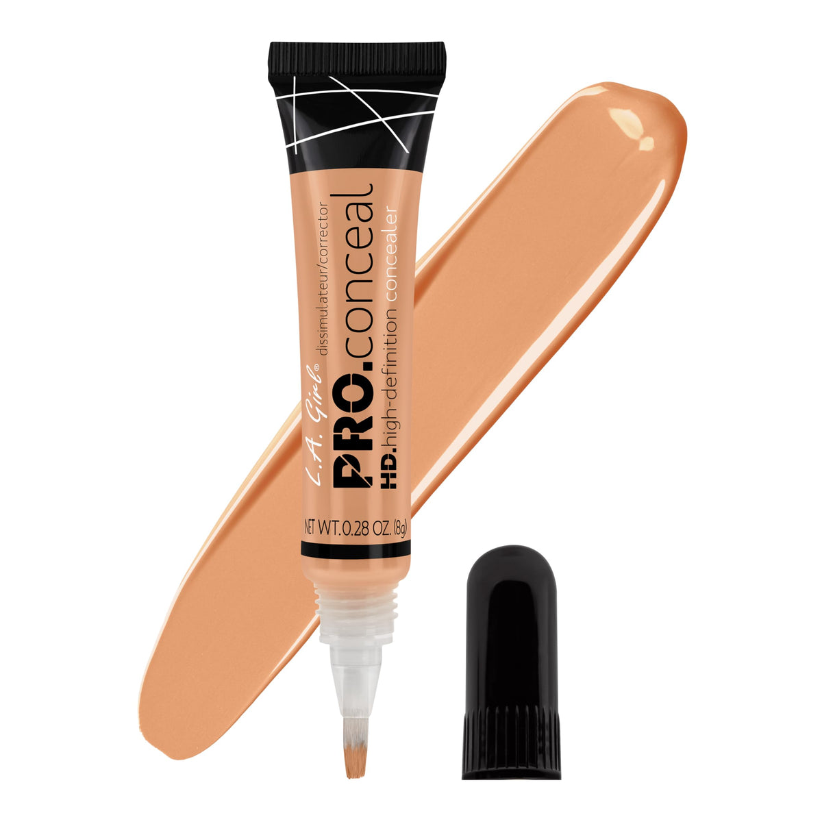 L.A. Girl HD Pro.Conceal Creamy Beige 10g front view