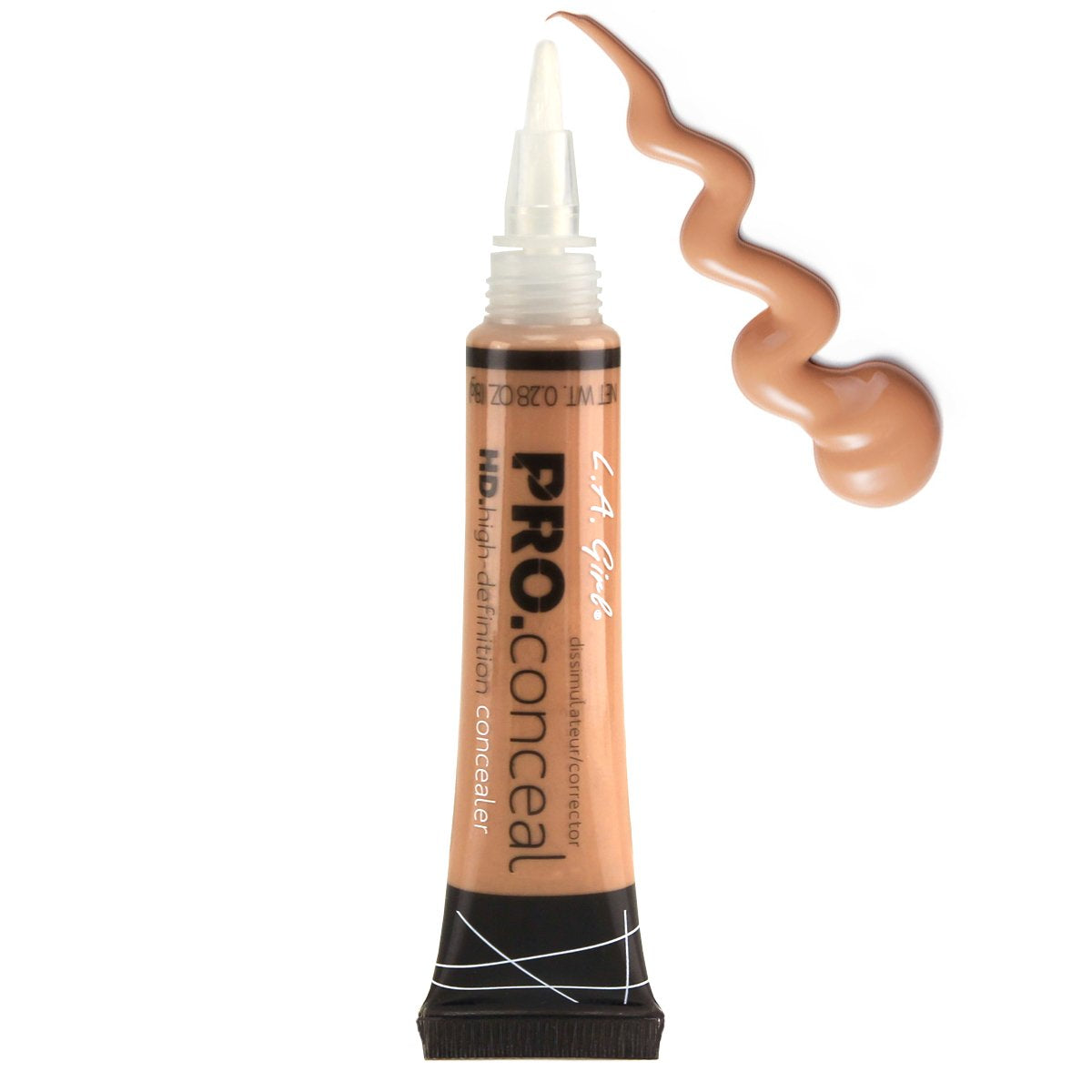 L.A. Girl HD Pro Conceal Warm Honey on skin swatch