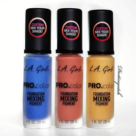L.A. Girl PRO.color Mixing Pigment swatch on skin