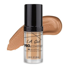 L.A. Girl Pro Coverage Liquid Foundation Natural bottle close-up