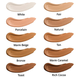 L.A. Girl Pro Coverage Liquid Foundation Rich Cocoa texture on hand