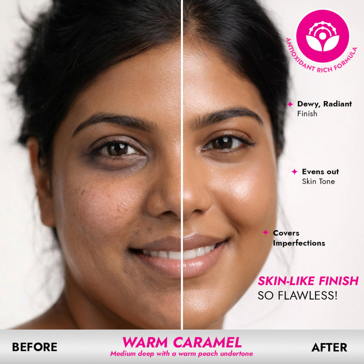 L.A. Girl Pro Coverage Liquid Foundation Warm Caramel packaging