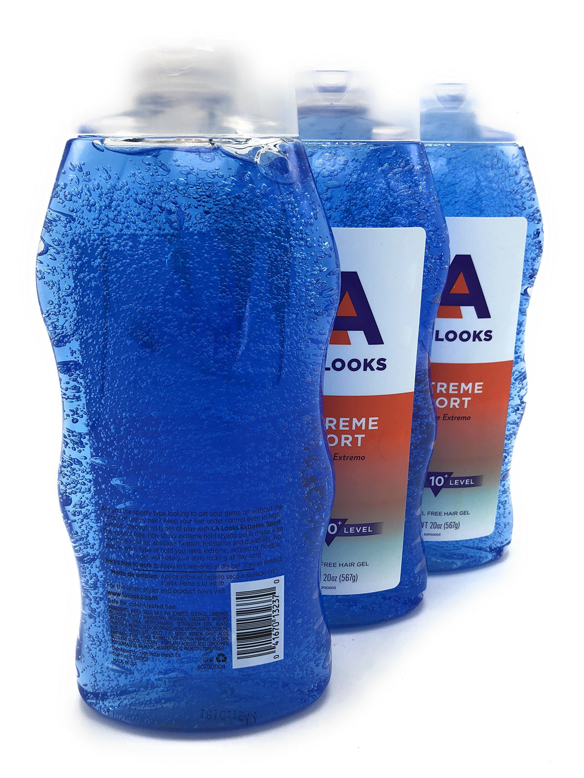 L.A. Looks Sport Xtrme Hold Gel 20 oz pack of 3