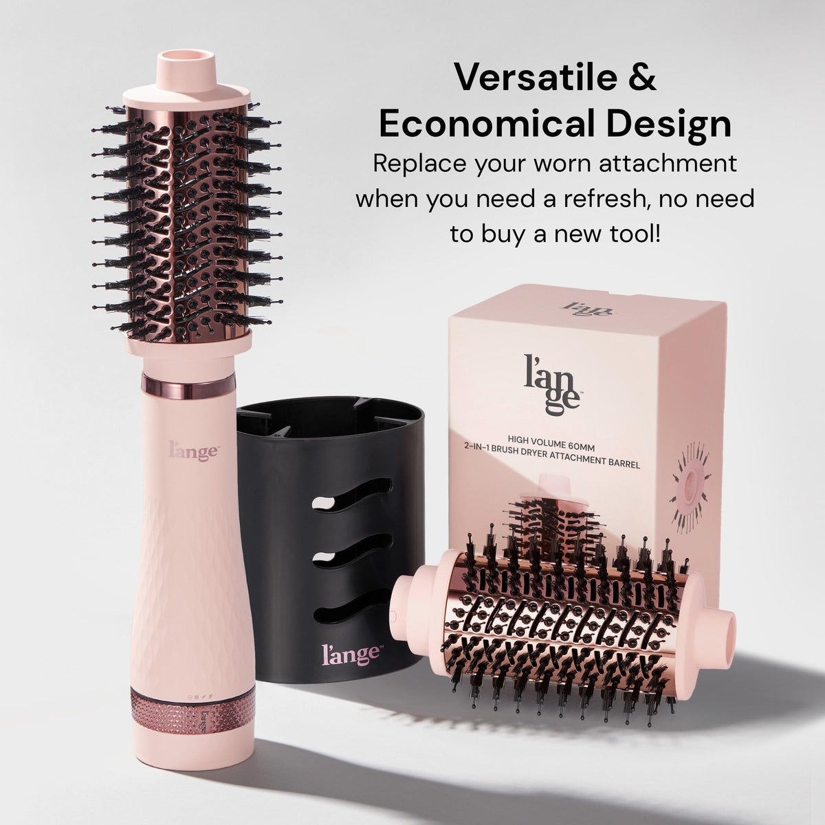 L'ANGE HAIR Blow Dryer Brush with cleaning brush