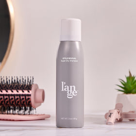 L'ANGE HAIR dry shampoo packaging with ingredients list