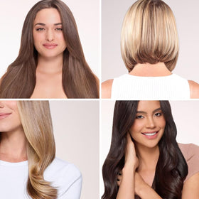 L'ANGE HAIR GlamWave brush in use on hair