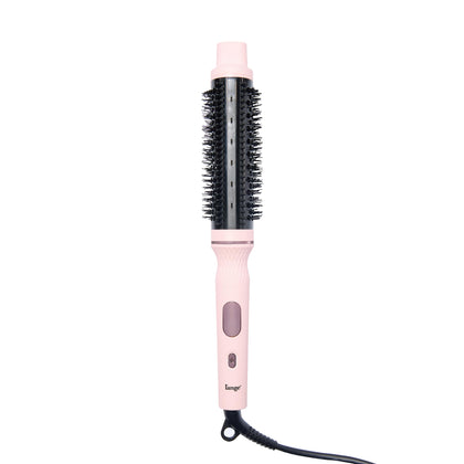 L'ANGE HAIR GlamWave Infrared Ionic Thermal Brush front view in blush