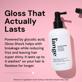 L'ANGE HAIR Gloss Shock Anti Frizz Spray back view