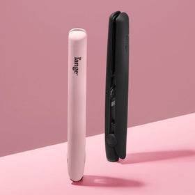 L'ANGE HAIR Le Ceramique Flat Iron in use on straight hair