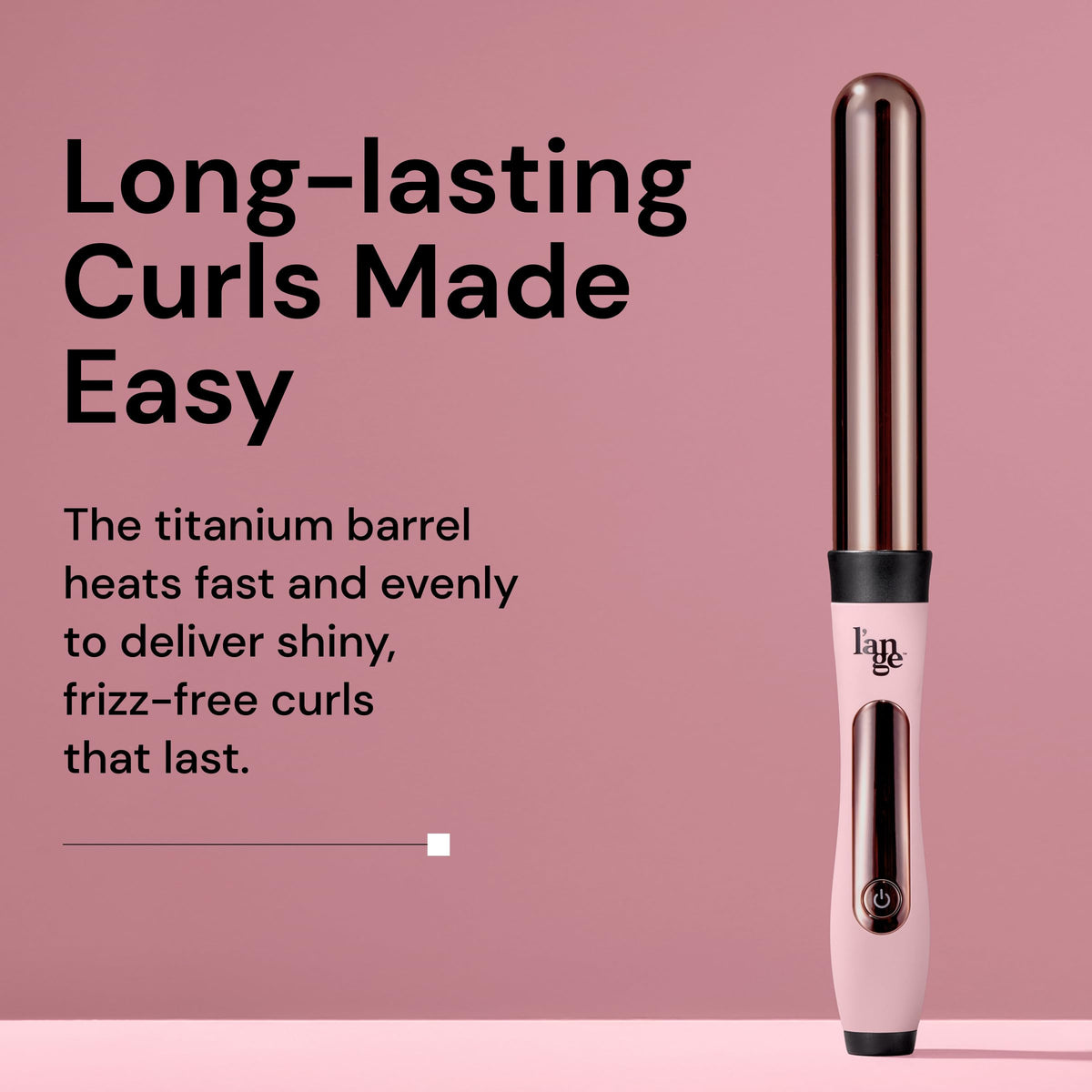 L'ANGE HAIR Le Curl 25 MM Titanium Curling Wand side view