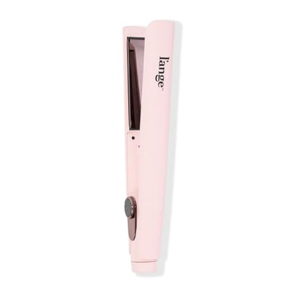 L'ANGE HAIR Le Titane Titanium Flat Iron front view in blush