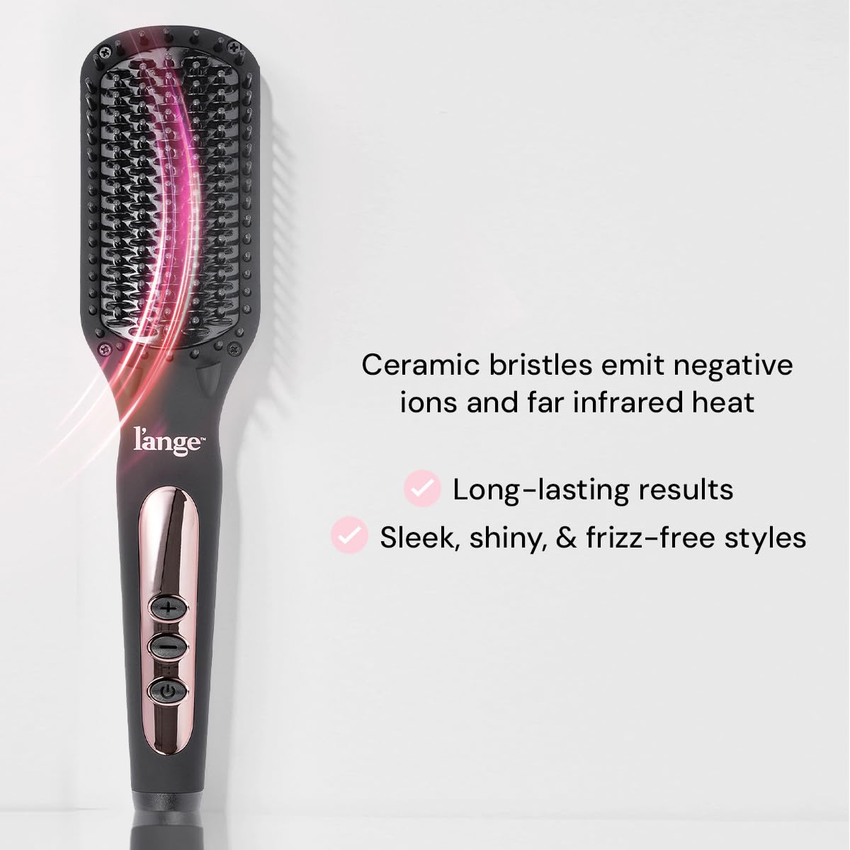 L'ANGE HAIR Le Vite Straightening Brush side view